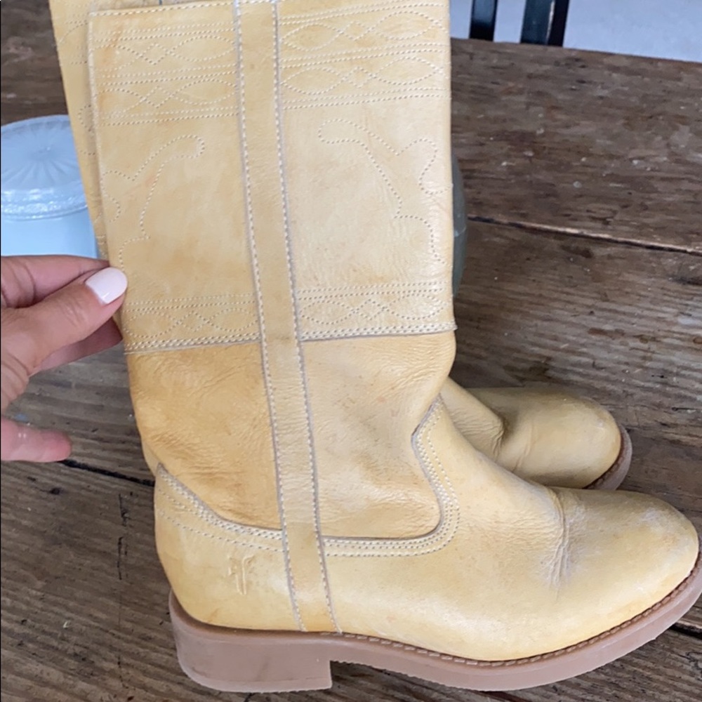 Frye Kids Unisex Stitching Horse Boots